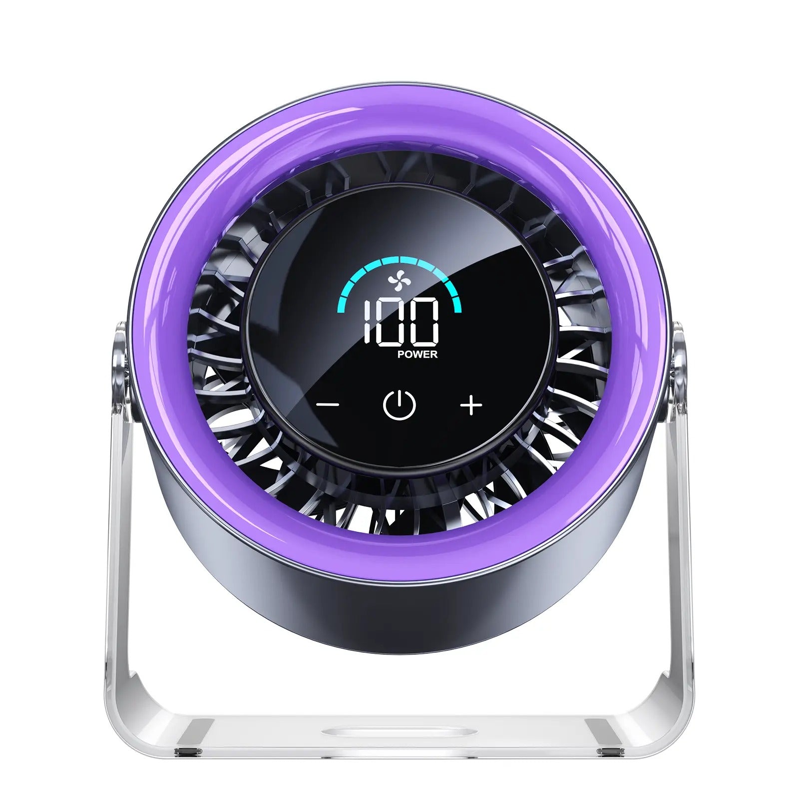 Vevolora GlacierFlow X1 100-speed desk fan front display