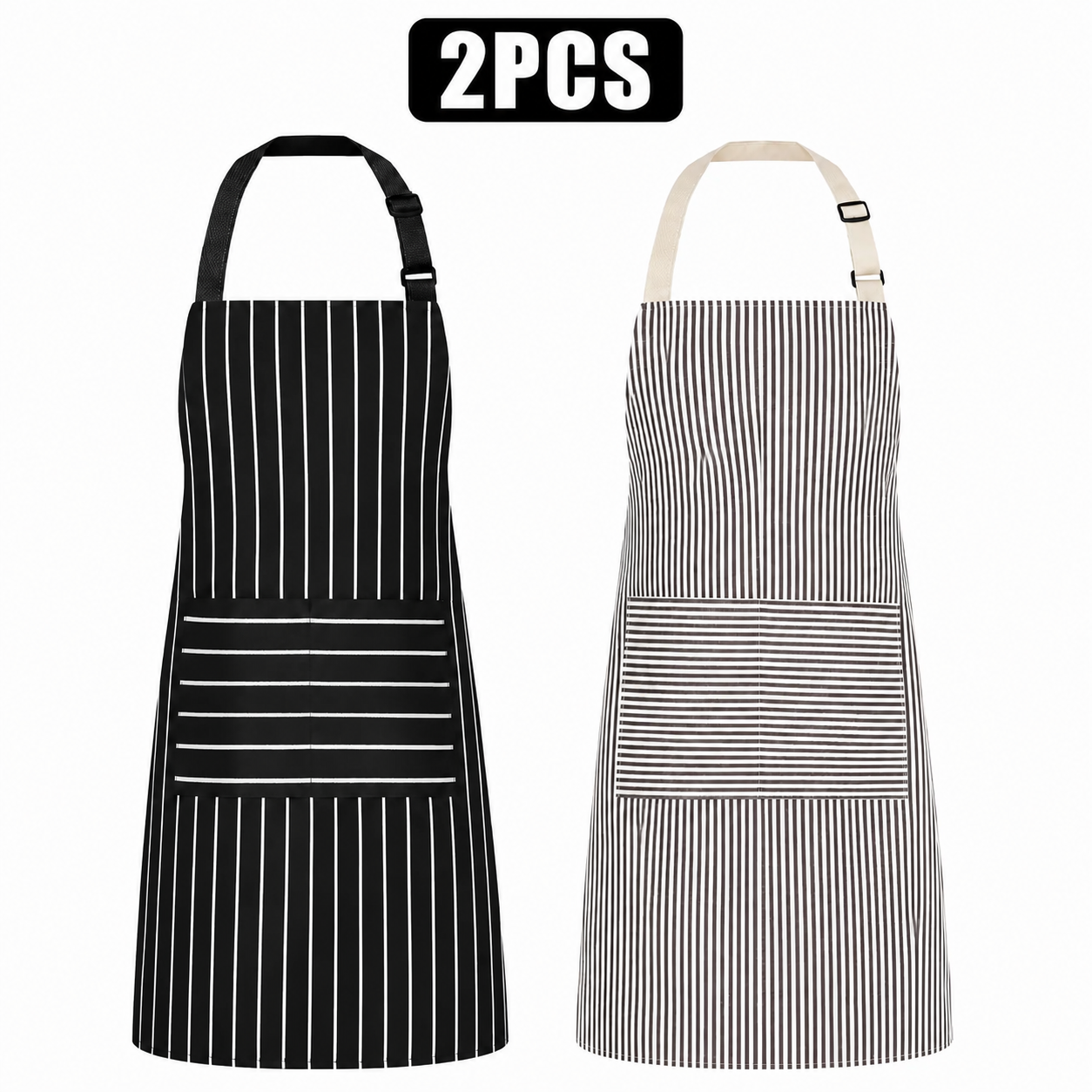 Brown and Black vevolora StudioPair apron set