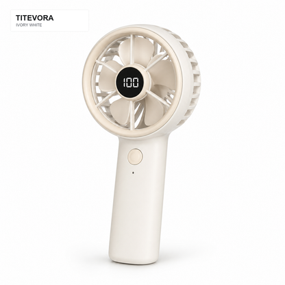 Ivory White TITEVORA AeroJet Pro portable turbine fan