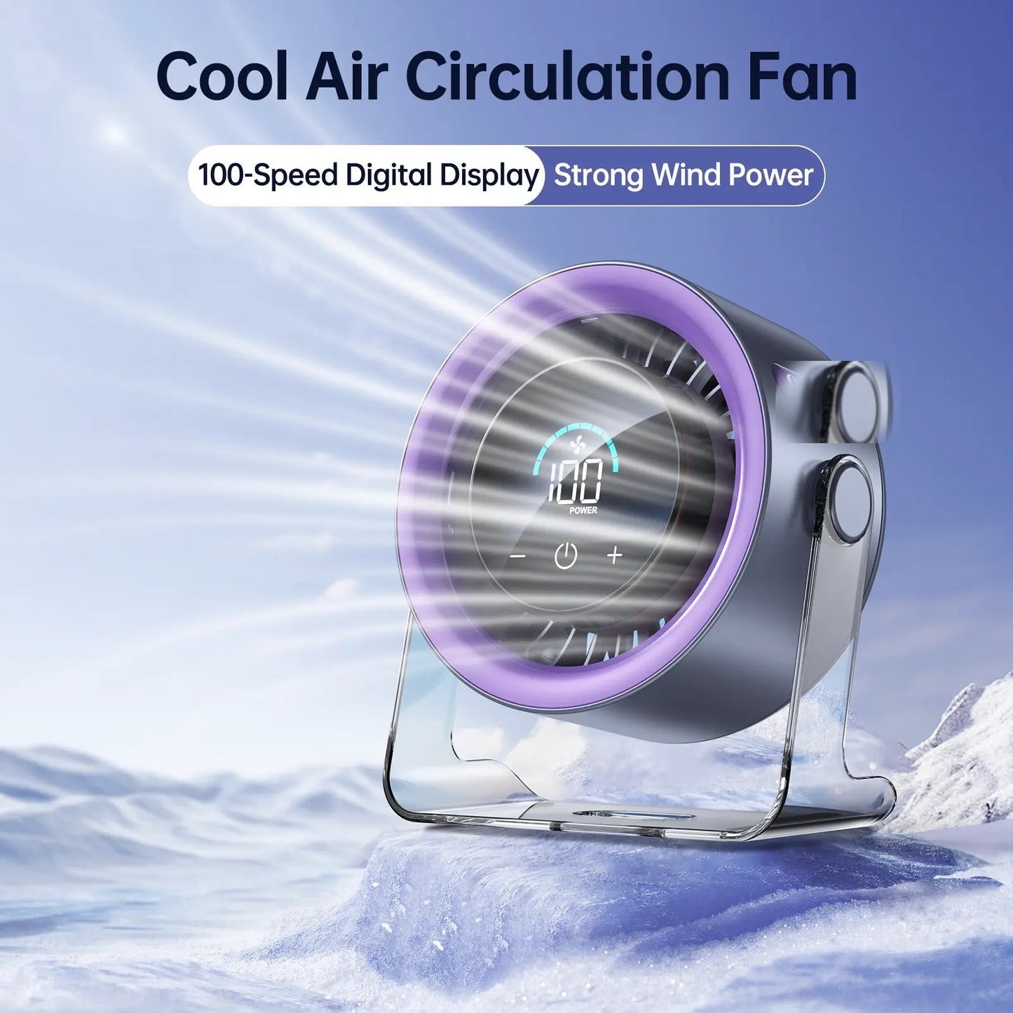 Vevolora GlacierFlow X1 cool air circulation feature