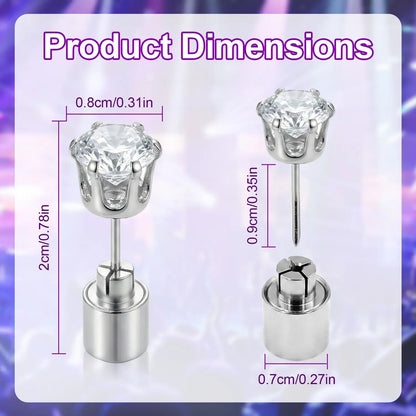vevolora PrismCrown LED earring dimensions