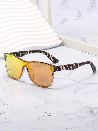 vevolora Riviera Multicolor3 amber tortoise flat-top mirrored sunglasses