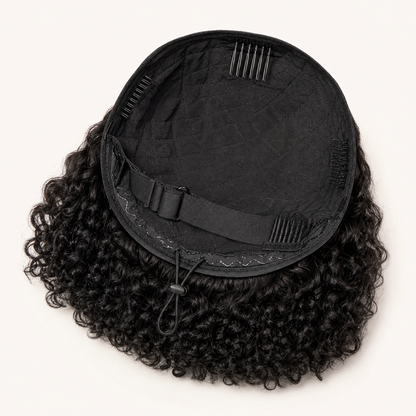 Inside construction with four combs elastic band and adjustable drawstring