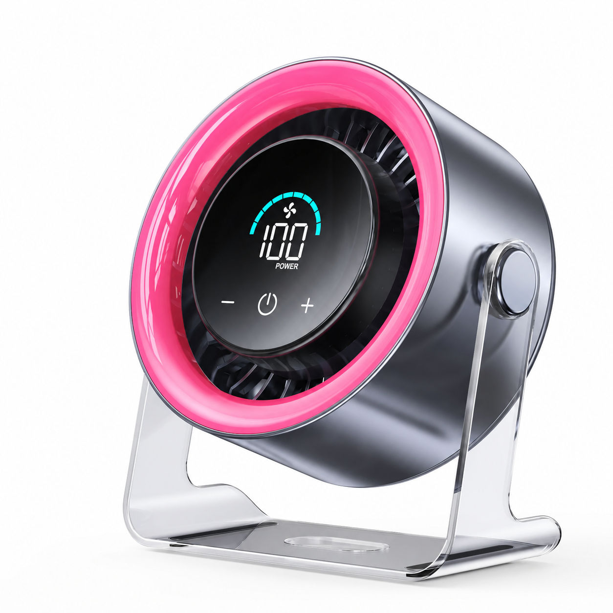 Pink Vevolora GlacierFlow X1 desk fan