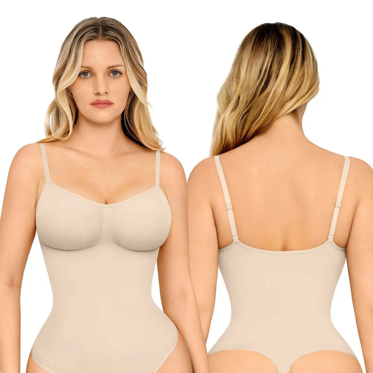 vevolora Thong-Light Skin seamless shaping bodysuit