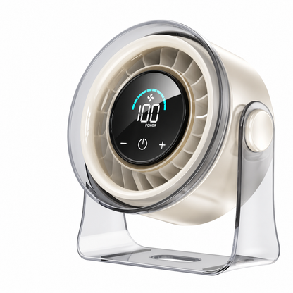 White-Elite Vevolora GlacierFlow X1 desk fan