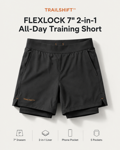 TRAILSHIFT™ FLEXLOCK 7" 2-in-1 All-Day Training Short - view 4
