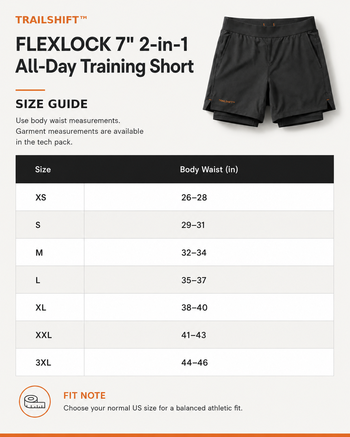 TRAILSHIFT™ FLEXLOCK 7" 2-in-1 All-Day Training Short - view 6