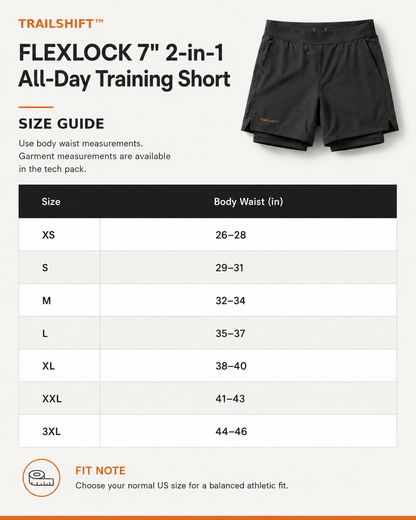 TRAILSHIFT™ FLEXLOCK 7" 2-in-1 All-Day Training Short - view 6