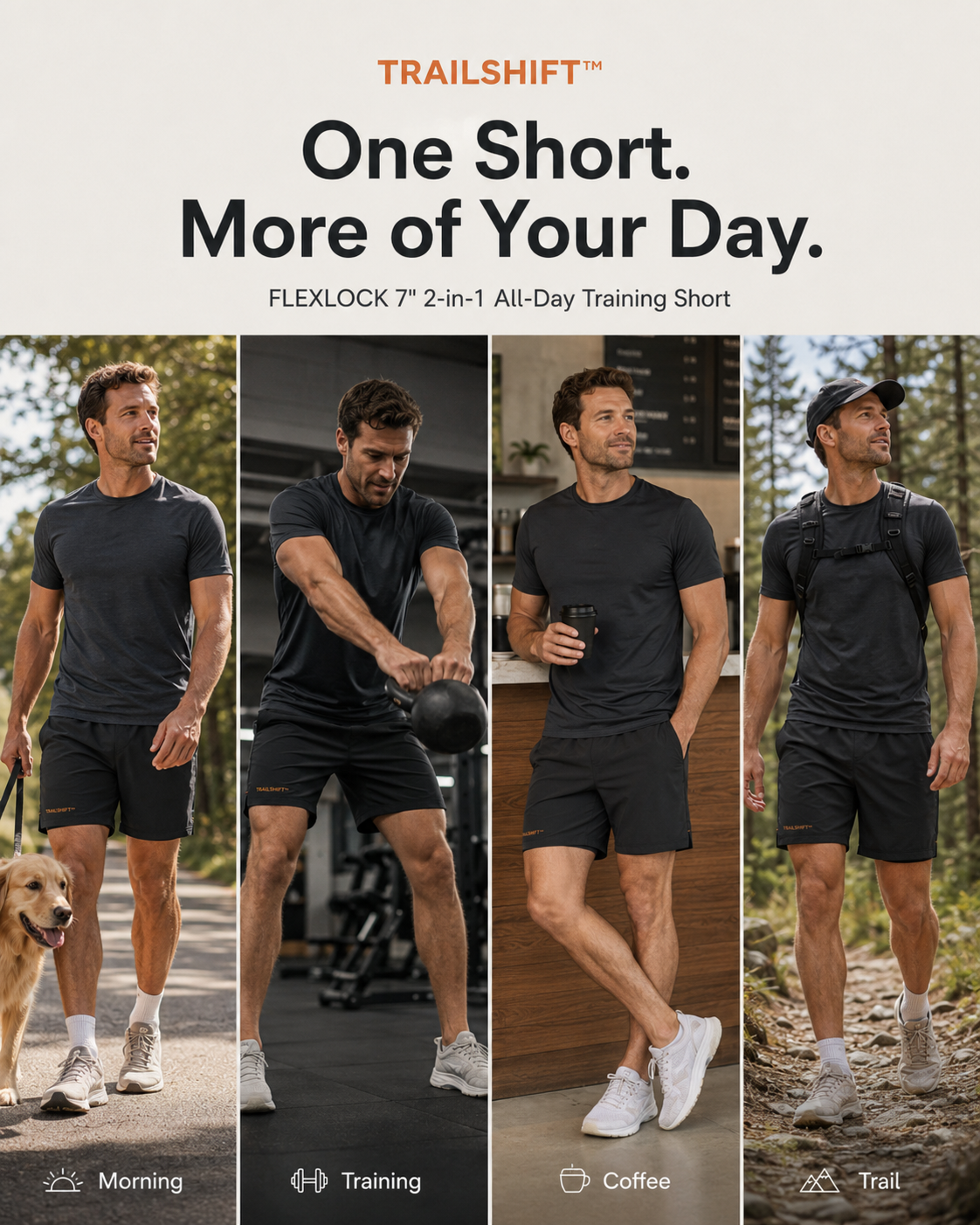 TRAILSHIFT™ FLEXLOCK 7" 2-in-1 All-Day Training Short - view 7