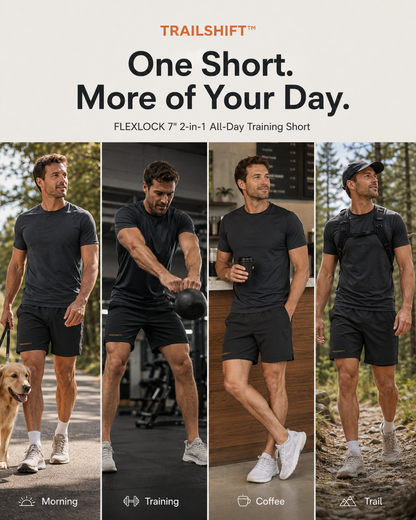 TRAILSHIFT™ FLEXLOCK 7" 2-in-1 All-Day Training Short - view 7