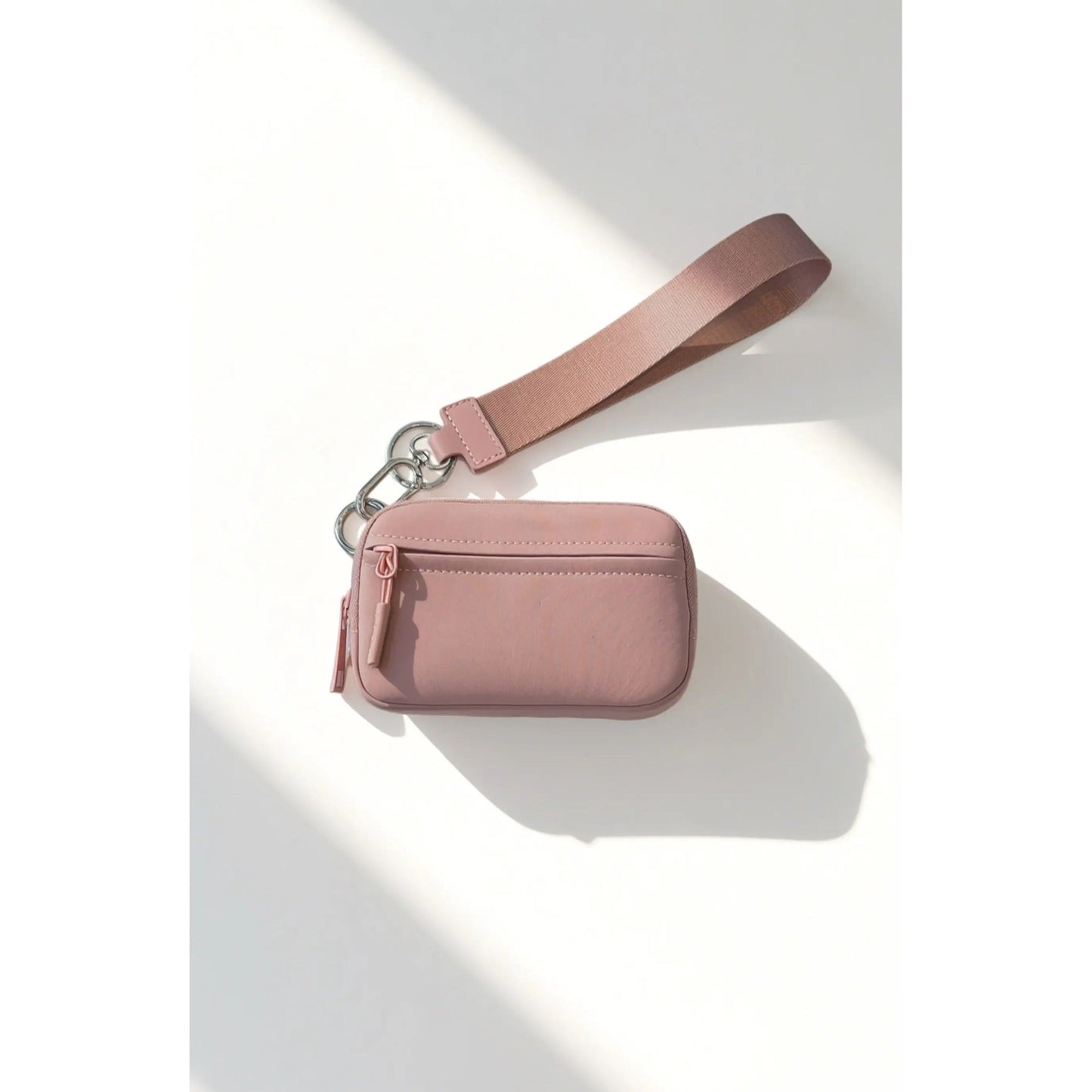 vevolora RFID compact wristlet wallet in Pink