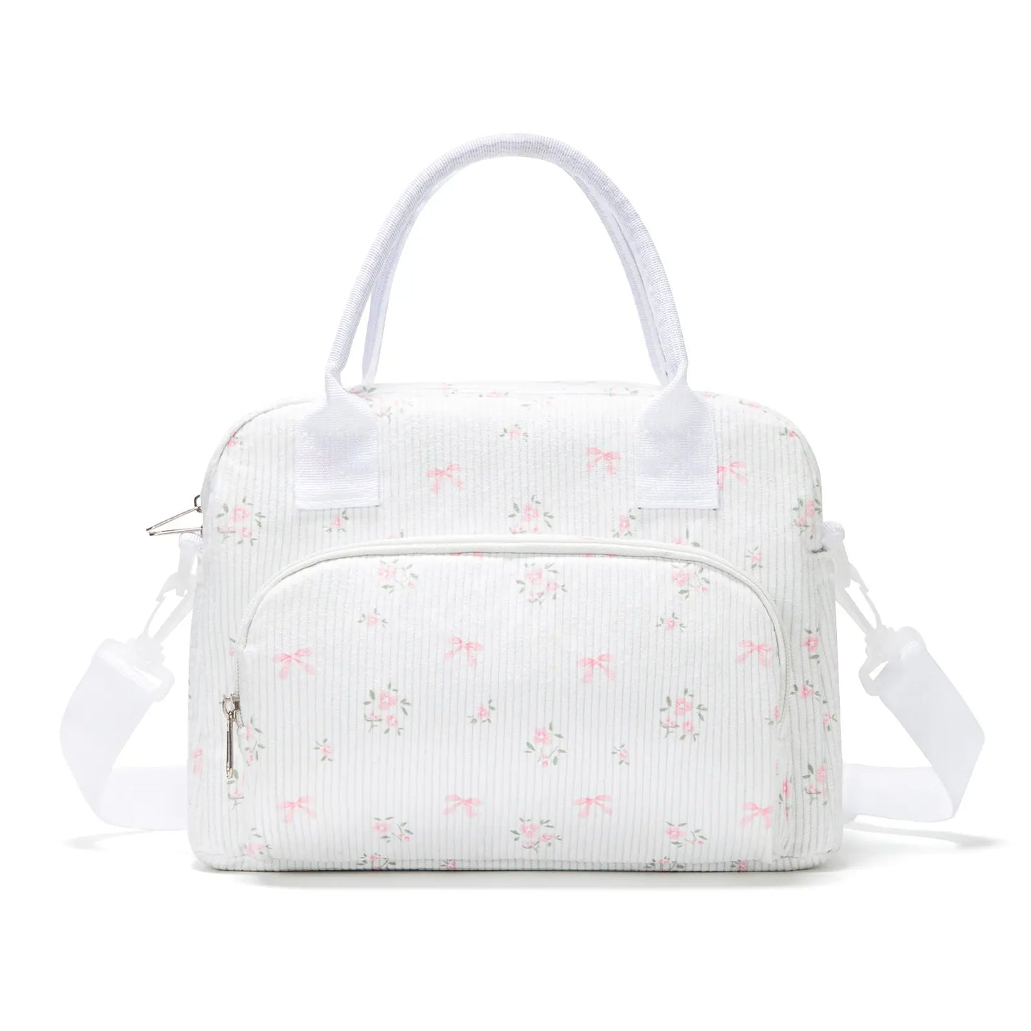 Vevolora Variant | vevolora-11l-insulated-lunch-tote | pink floral bow