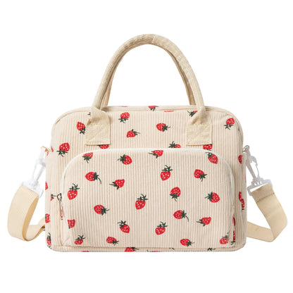 Vevolora Variant | vevolora-11l-insulated-lunch-tote | strawberries