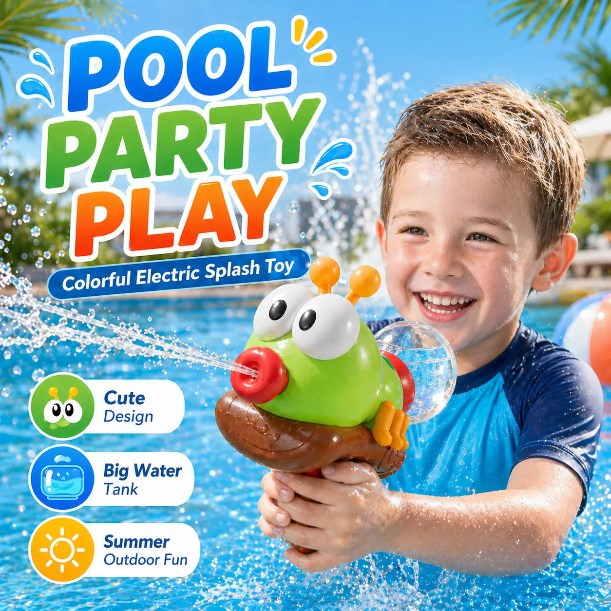 Vevolora water blaster pool party play